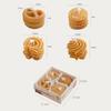 Biscuit Candles, Cookie Scented Candles Creative Candles Ins Set Gift Modeling Wax, Holiday Decoration Box Gift for Festival