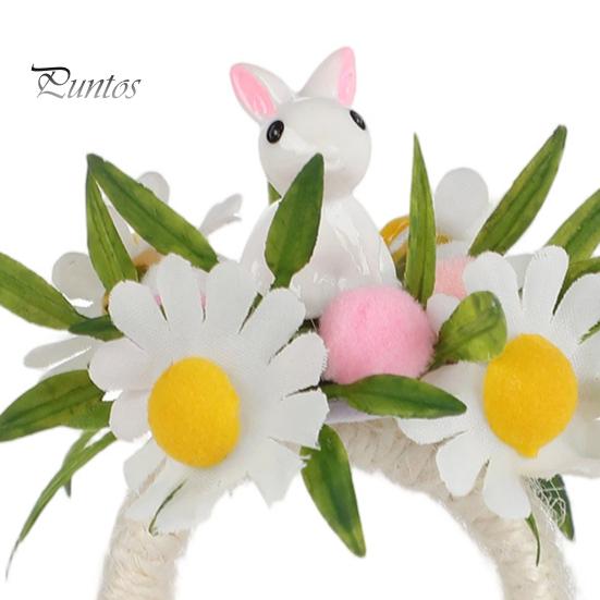Whimsical Bunny Table Accessories Easter Napkin Ring Rabbit Ear Egg Design Kids Dinner Holder Party Festive Spring Decoration Holders