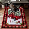 Christmas Vintage Truck Area Rug Suitable for Indoor And Outdoor,Carpets for Kitchens, Homes, Offices, Living Rooms,Home Decor,Christmas Gift