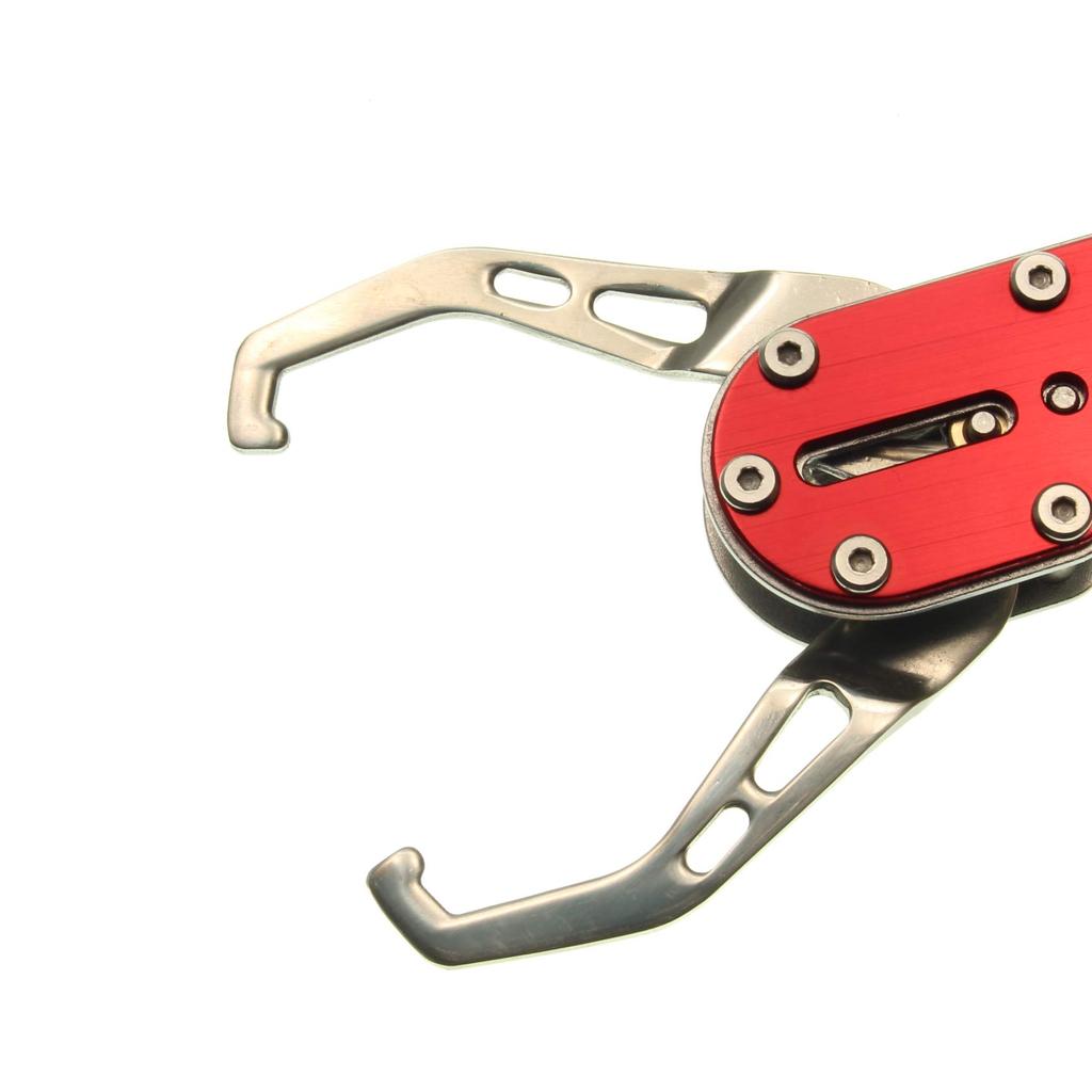 1091 Fish Carbon Fiber Fish Grip (Iregui) Grip, Pistol-Shaped (Red)
