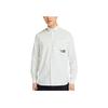 Timberland Logo Pocket Solid Long Sleeve Shirt Men shirts White A2G6M-A94
