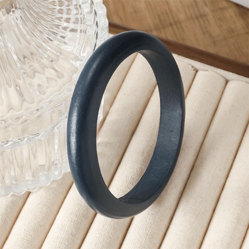 Round Wooden Bangles Ethnic Style Women Bangles Vintage Square Bracelets  Gifts
