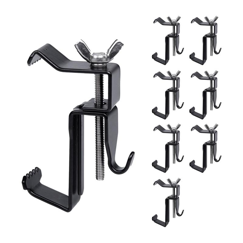 

M-Modern-Versatile Brick Hangers, Set Of 8 Adjustable Brick Clips For Outdoor Use, 1.75 Inch-2.8 Inch Fit.