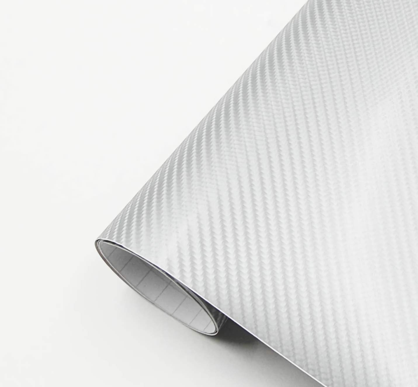 

IlMondoMall 4D Карбоновая пленка Карбоновая наклейка Серебристая 152 x (Серебристый, 35см)