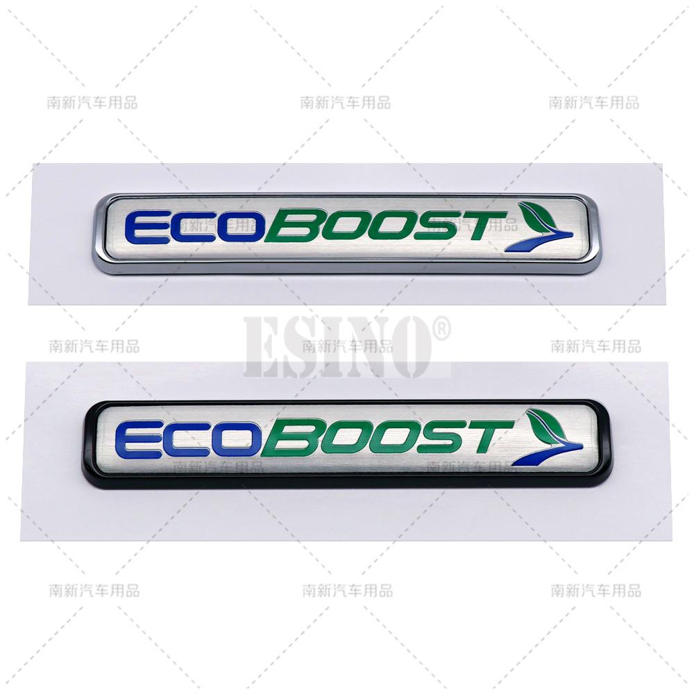 3D ABS Ecoboost 180 200 245 4WD Rear Trunk Fender Adhesive Badge Tailgate Displaceme Decorative Emblem for Ford