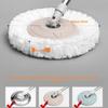 1pc Microfiber Spin Mop Replacement Head Standard Size Round Shape Mop Head Replacement Removable Washable Spin Mop Refills