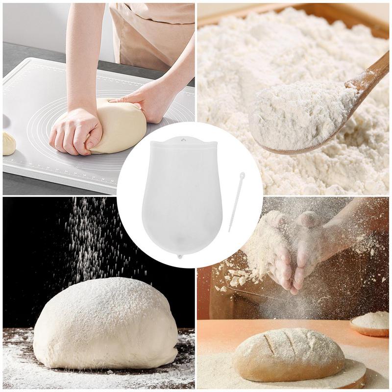 Silikonový sáček na těsto Silikonový sáček na hnětení těsta potravinářské kvality Víceúčelový sáček na míchání mouky na chléb pečivo