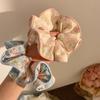 Pastoral Style Korean Elastic Scrunchies Ponytail Holder Floral Hair Rope Flower Hair Band  Women
