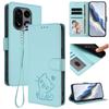 For iPhone 15 Pro Max Kickstand Case Tri-fold Card Bag PU Leather Coated TPU Cover Compatible with
