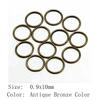 Father's Day Jewelry Materials Split Rings 5 Colors 9 Sizes Accessories Parts Women's Clothing Accessories For Women