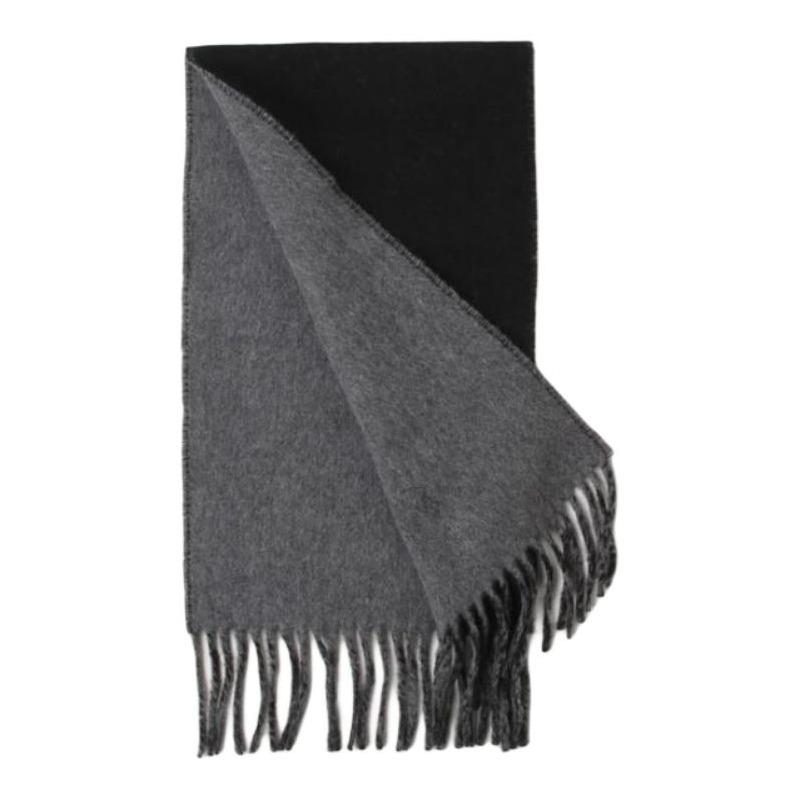 Polo Ralph Lauren Pony Embroidery Nylon Wool Blend Wool Scarf Men's Black MAPOHGS0J320855001