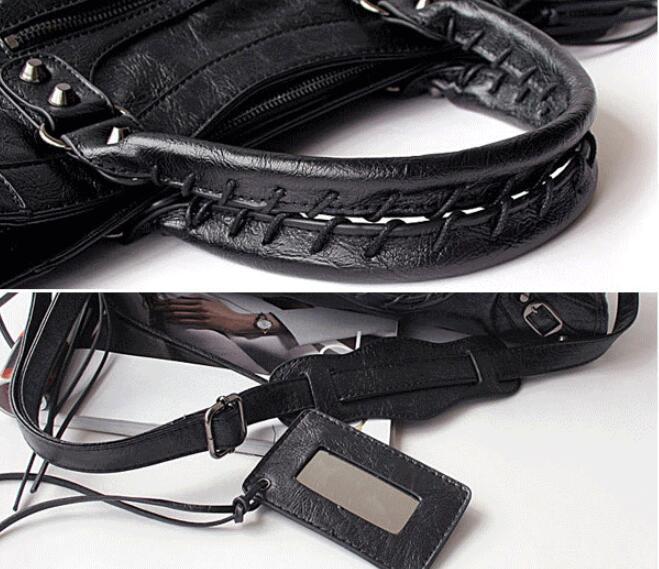 Women's Mini Crossbody Tassel Bag - Medium/Small Size, Motorcycle Style