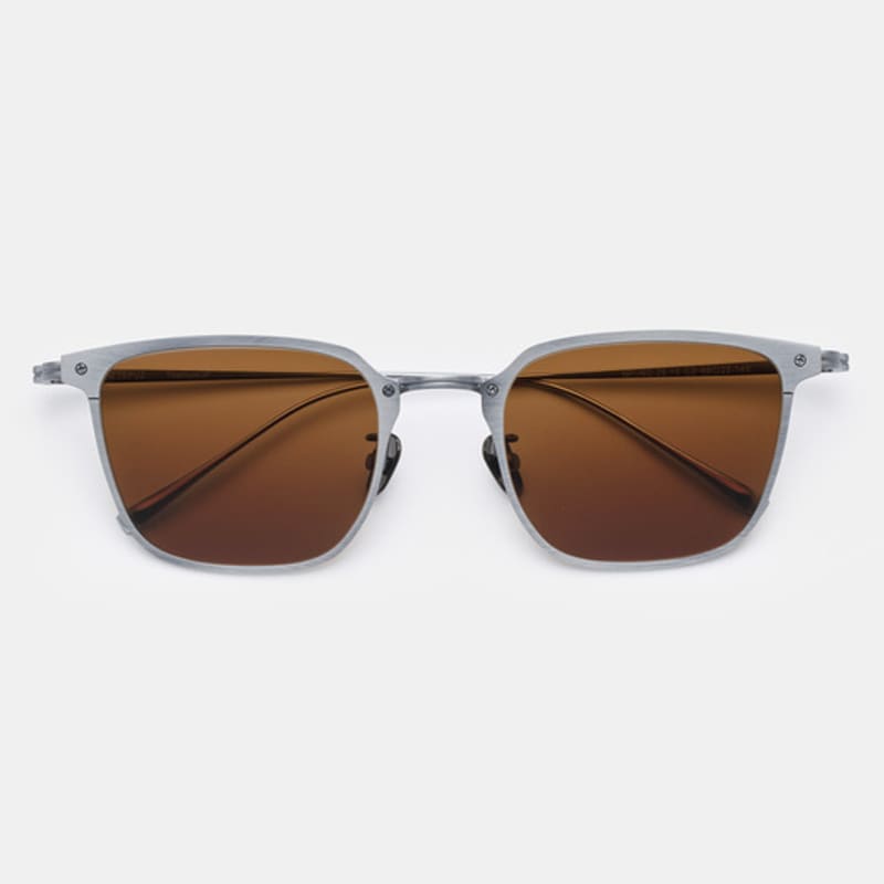 

MATTEPUZ MP-10 TITANIUM BROWN SUNGLASS SILVER FREE