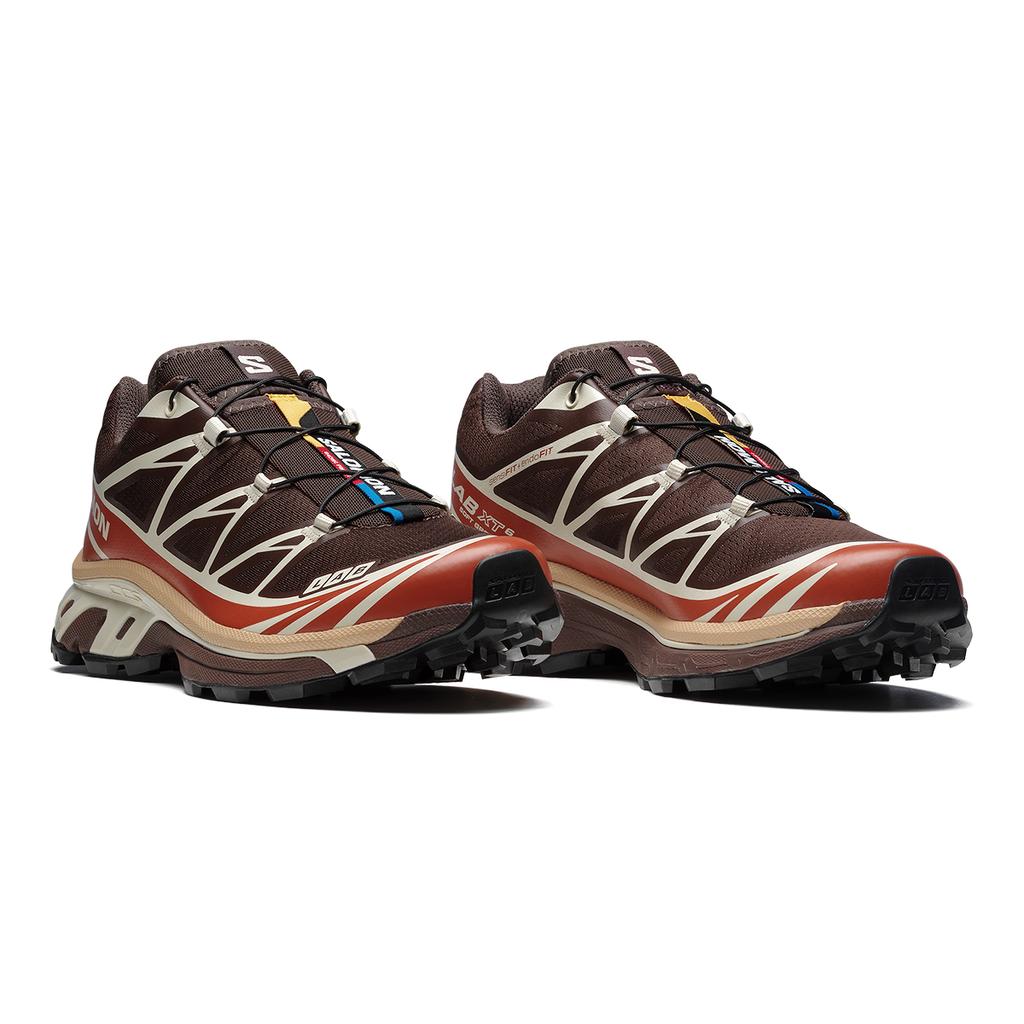 SALOMON XT-6 Sneakers Unisex in Argilla Tostata Marrone Ocra Bruciato Latte di Mandorla L47737500