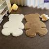 Super Soft Cute Bear Shaped Carpet Bedroom Soft Bedside Carpet Living Room Bathroom Non-slip Foot Mats Home Decor