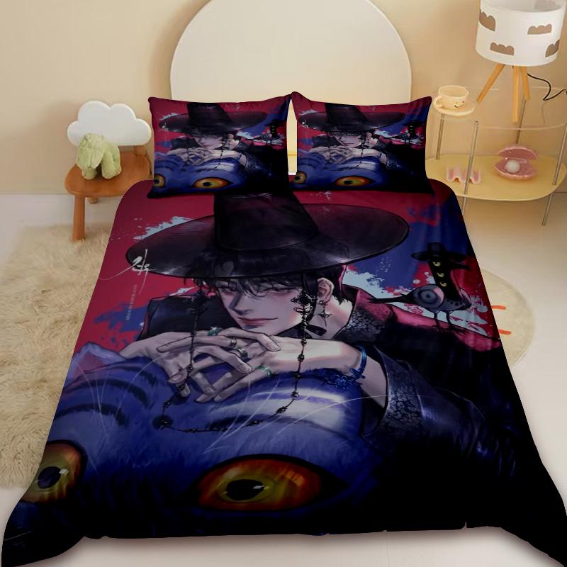 K-Pop Demon Hunters Bedding Sets Eu Single Comforter Quilt Bed Cover Duvet Cover Pillow Case 2-3 Pieces Sets Kids Adult Size