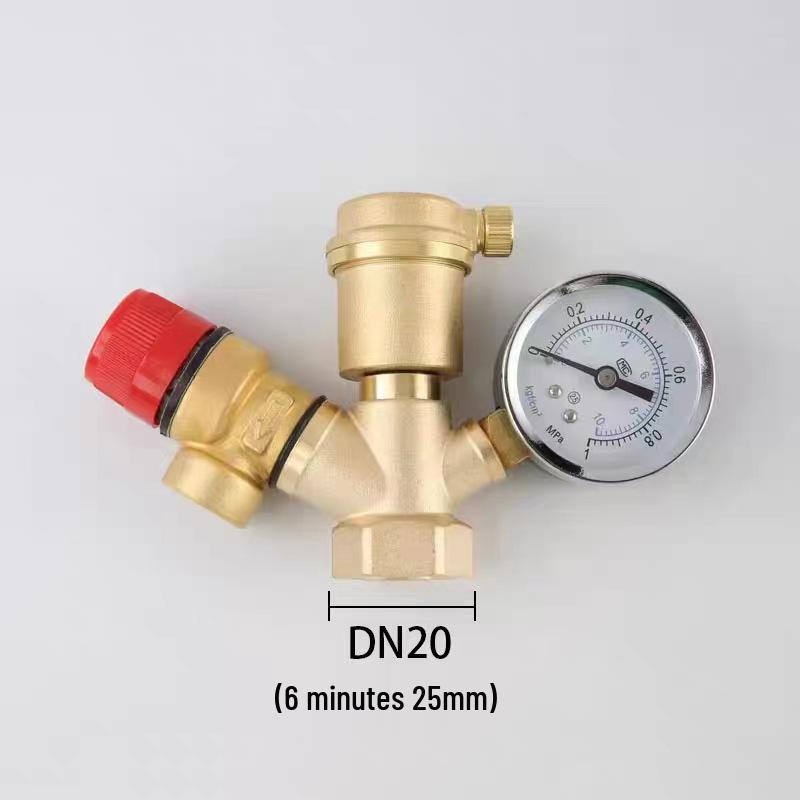 Brass Safety Pressure Relief Valve for Floor Heating & Boiler Exhaust