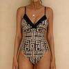 2026 Printed One-piece Swimsuit for Women, Sexy Beach and Hot Spring Swimsuit