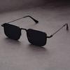 Minimalist Fashion Sunglasses for Men & Women Retro Unique Metal Square Frames Ins Classic Trendy UV Protection Eyewear