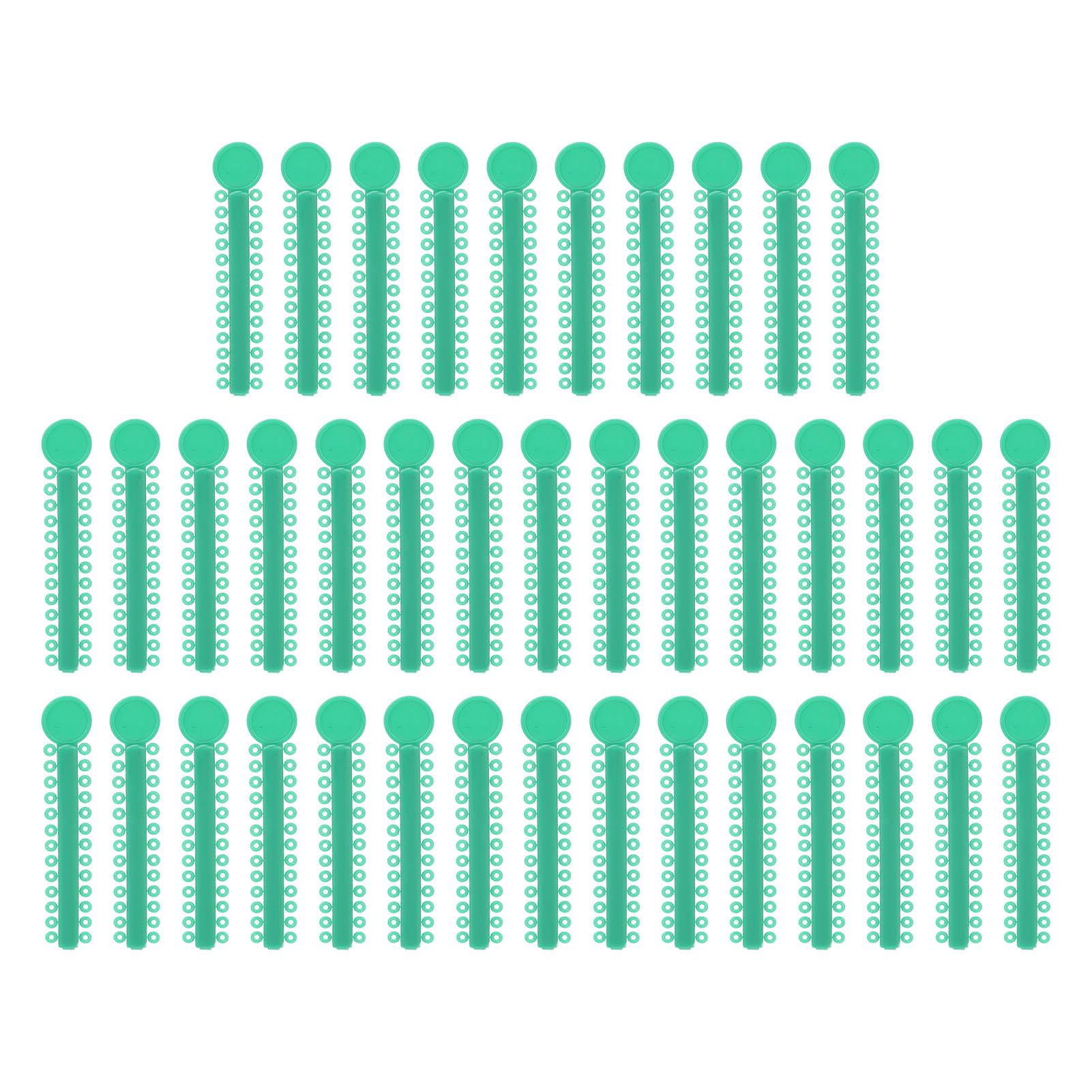 40 шт. Ортодонтические эластомерные О-кольца для брекетов Профессиональные ортодонтические эластомерные лигатуры Резиновые кольца #34