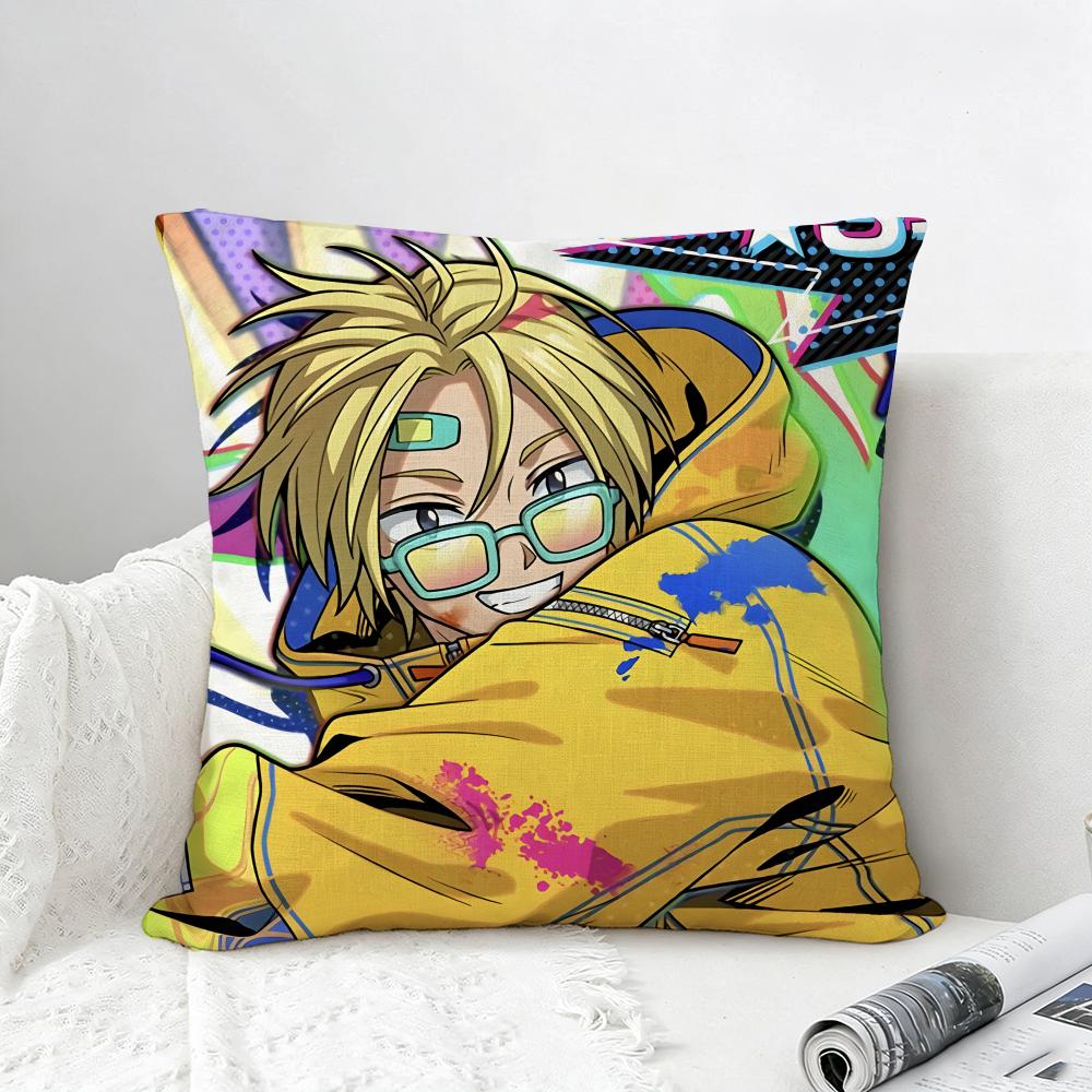Anime SAKAMOTO DAYS Cushion Cover Natural Linen Pillowcase Set AllinOne Decor for Sofa Bedroom Chair