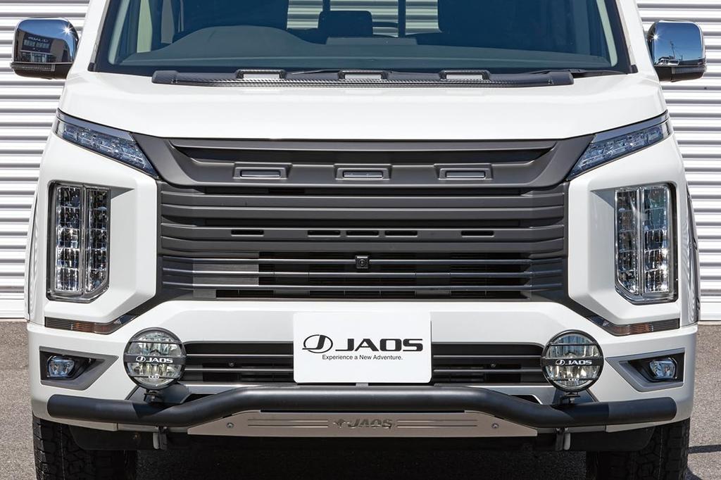 Jaos Matte Black Front Grille for Delica Diesel D5 (19+) (B061306MB)
