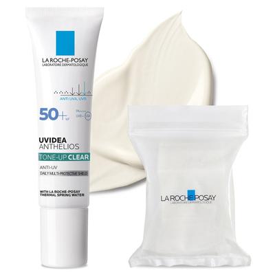 Uvidea Tone-up Clear Sun Cream SPF50+ PA++++ 30ml + 30p Cotton Pad Set, 1 Set