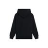 Li-Ning Sports Trend Series Solid Color Logo Front Pocket Pullover Sweatshirt Men Tops Black AWDSB15-1