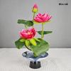 Rose Red Gold Lotus Decorative Table Flower