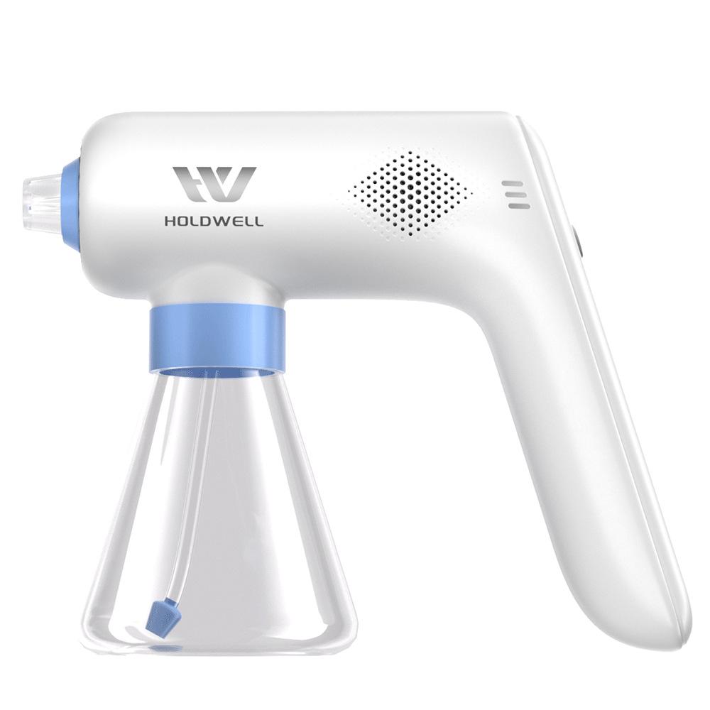 Mini Wireless Electric Sanitizer Sprayer USB Rechargeable Nanometer Blue Light Disinfection Sprayer Fogger Machine Home Garden