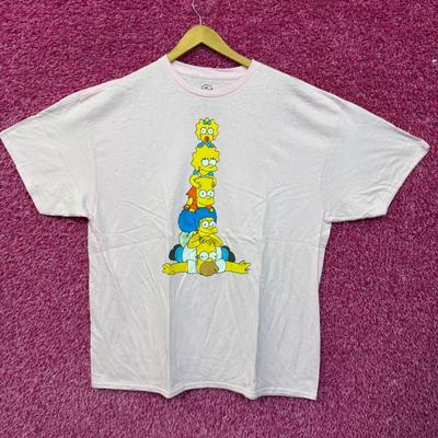 Die Simpsons Familie Pyramide Cartoon T-Shirt