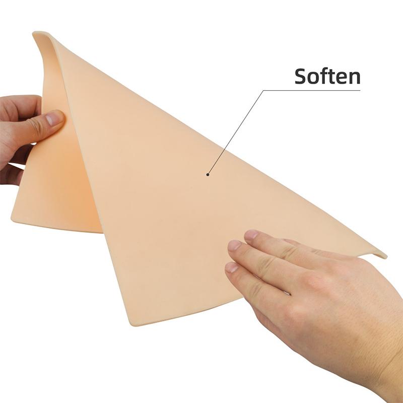 1 Pcs Silicone Blank Eyebrow Brow Tattoo Permanent Makeup Supplies Microblading Practice Skin Tattoo Beginner Exercise Tool