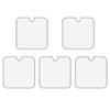 YANYULI Acrylic Keychain Covers of Protects Against Dirt and Convenient Storage Item for Your or As a Case for Protecting Your Badges (Set 5) Scratch