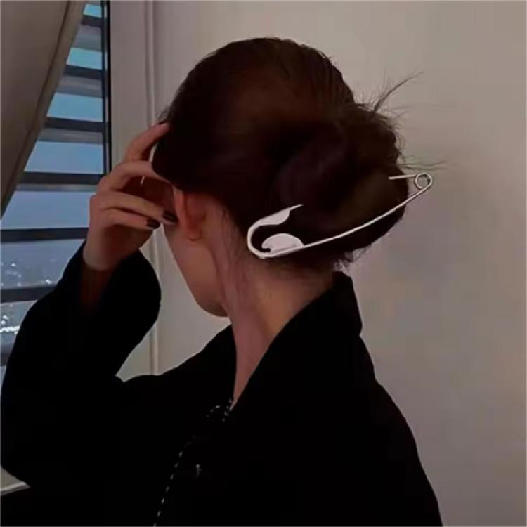 Moderno Fermaglio Geometrico per Capelli Spilla Extra Larga Fermaglio per Capelli Costruzione Metallica Accessorio Moda Bagno Styling Sport