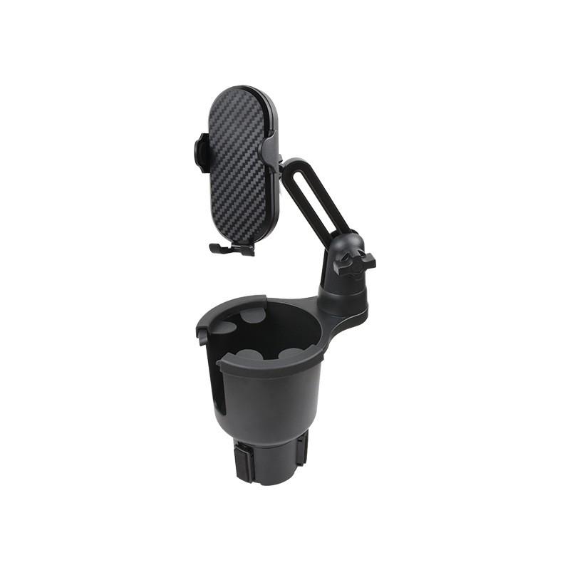 Universal Car Cup Holder Phone Mount With 360 Rotation Smartphone Navigation Gravity-Supported Dashboard Accessory