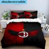 3PCS Ac Football Club 3pcs Bedding,Including 3PCS Duvet Cover And 2pcs Pillowcases Perfect for Christmas,Ideal for Bedroom, Dormitory