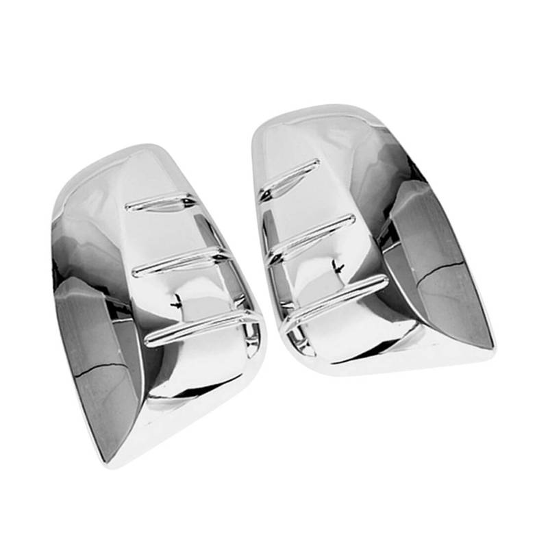1 Pair Left & Right Side Rearview Mirror Covers Trims Silver ABS Fit for Toyota Sienna