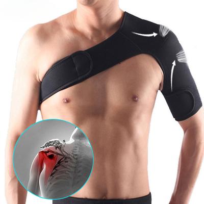 Suporte ajustável para os ombros, suporte para as costas, cinta protetora, faixa de proteção, bandagem preta, para homens e mulheres