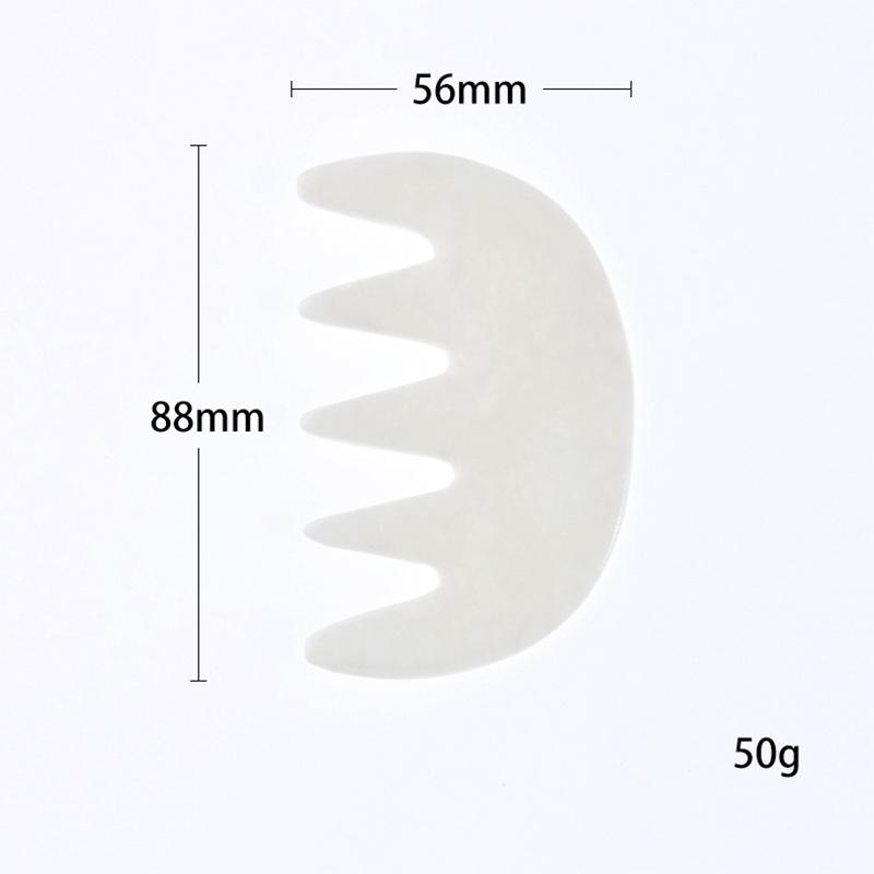 Natural Jade Comb Gua Sha Board Jade Massager For SPA Acupuncture Body Scraping Gouache Scraper Facial Skin Beauty Tool