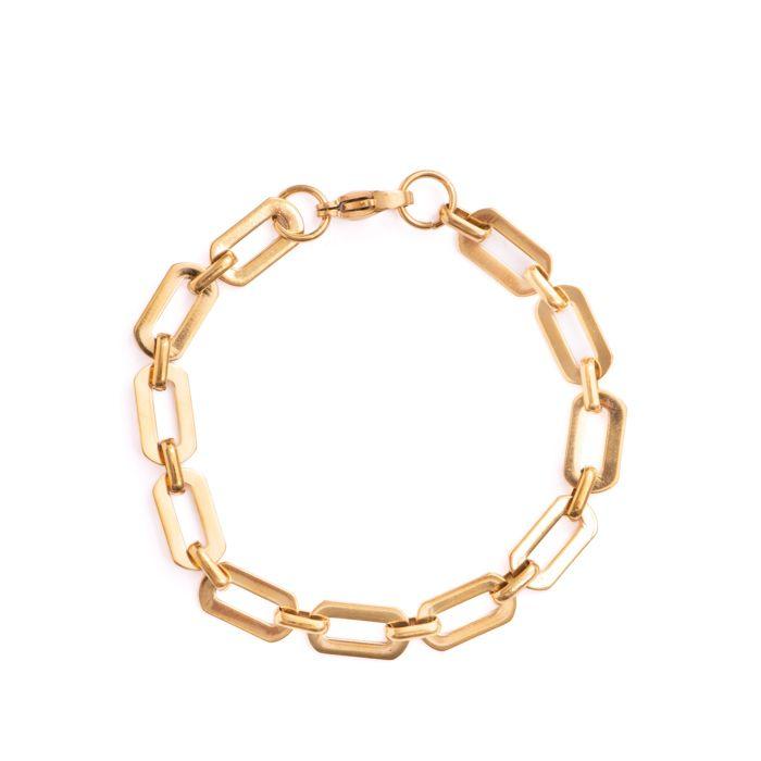 Bracelet - LUXENTER - Cuetz - Or jaune 18 carats - Turquoise - Motifs multicolores