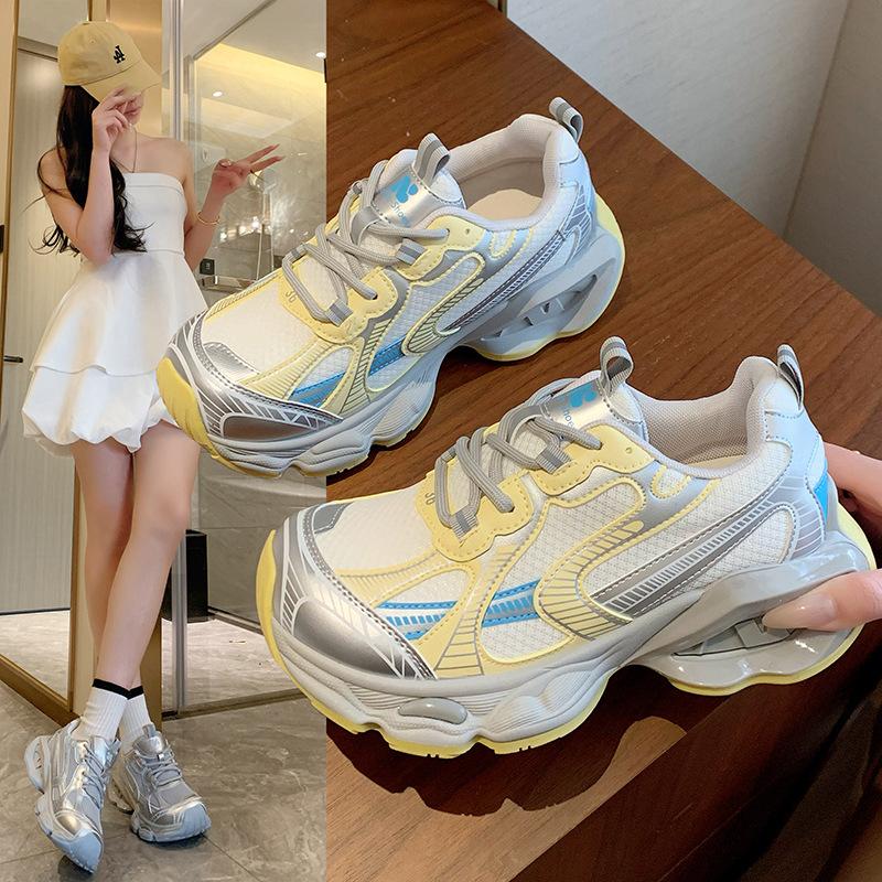 Fashion and casual design sense Classic platform women's summer new breathable mesh comfortable sports shoes