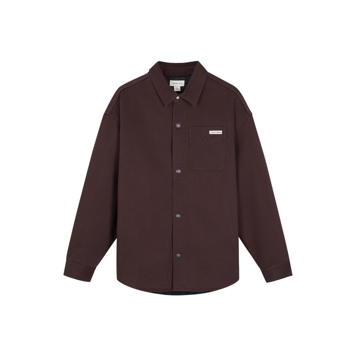 

Calvin Klein Модная мужская рубашка из легкого меланжевого денима в стиле ретро 4RD729G S