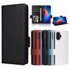 For Honor X6D 5G Flip Side Buckle Lychee Pattern Wallet Leather Cover for Honor X6D 5G Purse Magnetic Phone Bags