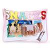 Transparent PVC Women's Clutch Waterproof Handheld Toiletry Organizer Make Up Pouches  Travel