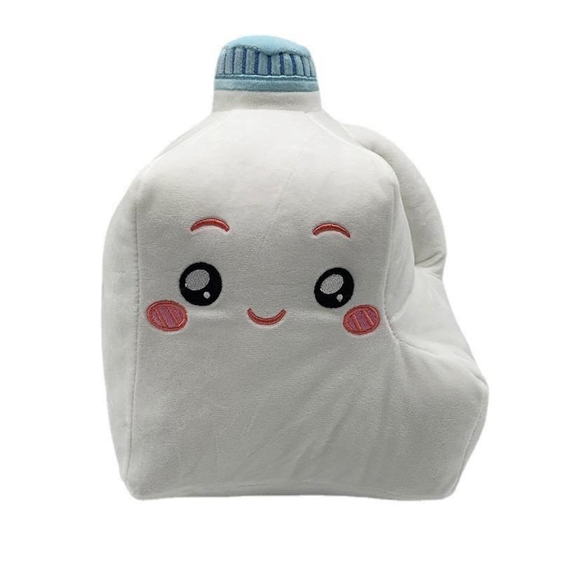 

Млечный плюшевый зверек, плюшевый зверек Фокси и квадратный с поющим голосовым ящиком, сладкая плюшевая кукла, мягкая набивка, поющий голосовой ящик 23.9*19.8*19.8cm белый