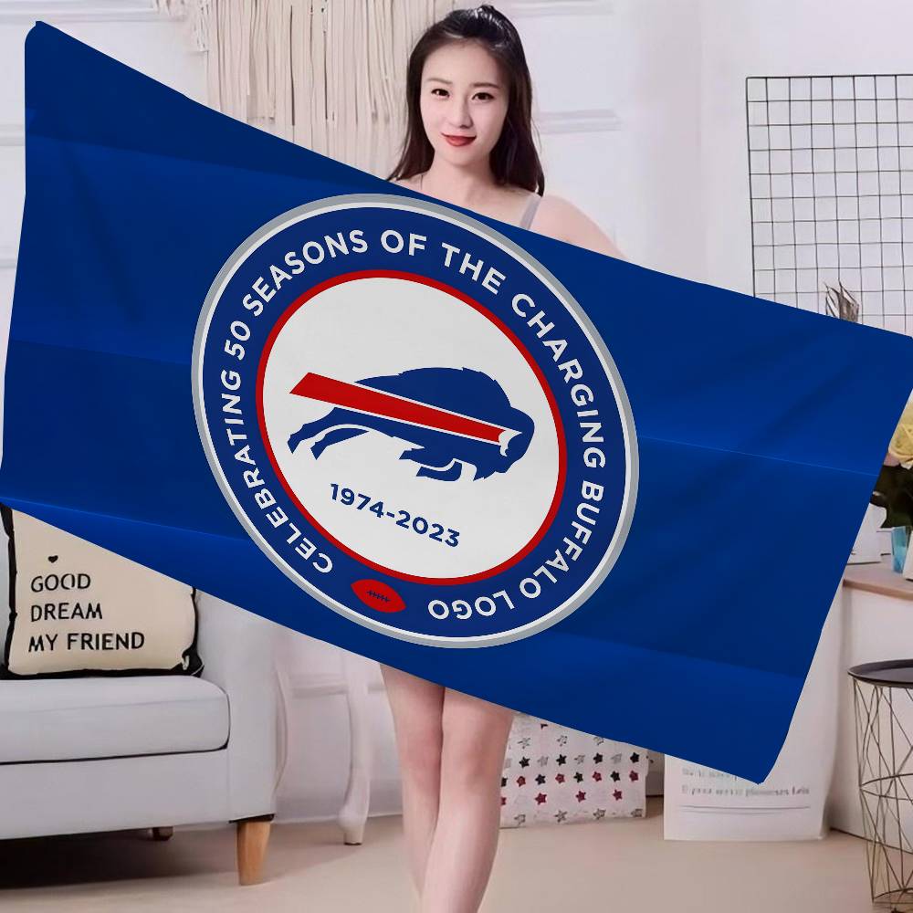 Cool B-BuffaloS-B-BillS Beach Towel Colorful Bath Towels for Girl Microfiber Quick Dry Custom Sand Free Beach Yoga Spa Gym Pool