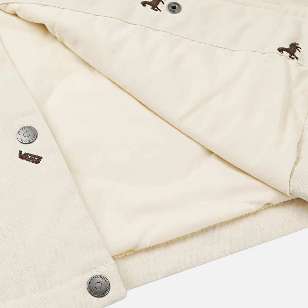Vans Horse Cny W Chore Collar Single Breasted Long Sleeve Cotton Jacket Women jackets VN000THDGMI