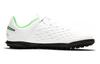 Nike Tiempo Legend 8 Club TF Slip Resistant Abrasion Resistant Low Top Kids' Soccer Shoes White Green Kids' AT5883-030