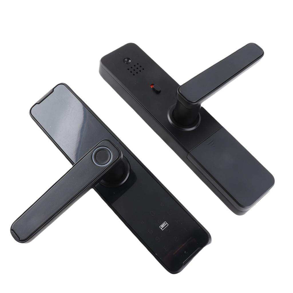 Keyless Entry   Double Lock Cylinder IC Card Fingerprint Password Mechanical Key Mobile APP Unlocking Smart