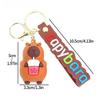 Cute Capybara Keychain Backpack Charm Adorable Kawaii Water Pig Key Ring Accessory Gift for Friends Animal Lover Present